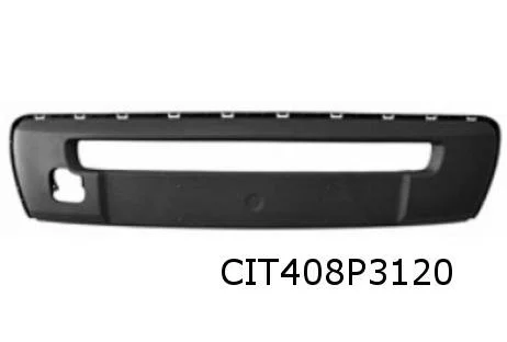 Citroen C1 (5/14)-(2/22) (B4) centrale afdekking voorbumpergrille onder (bij standaard grille) Origineel! 1612228080