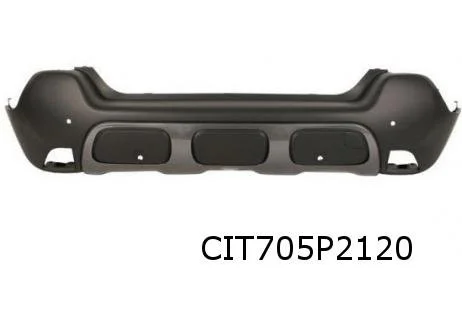 Citroén C3 Aircross (10/21-7/21) (A88) achterbumper (PDC) (zwart) (bij skidplate) Origineel! 1695193980