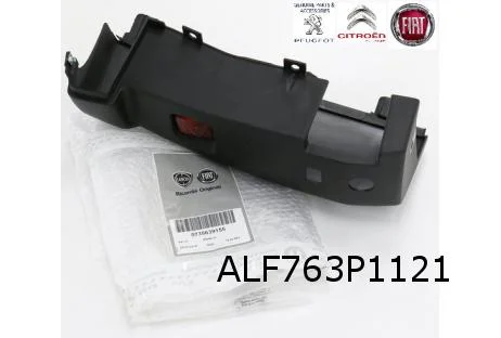 Citroén, Peugeot, Fiat (1/18) achterbumperhoek Links (deuren 180*) (donkergrijs) Origineel! 735639157