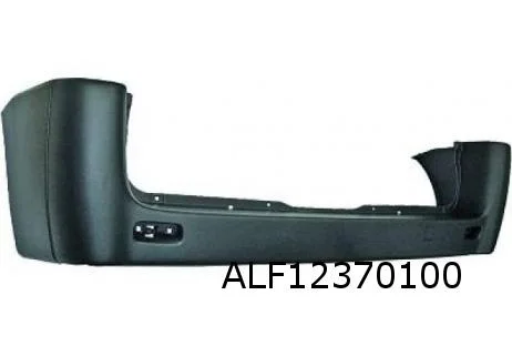 Citroén, Peugeot, Fiat (9/08-8/16) achterbumper (korte overhang) zwart Origineel! 7410AS