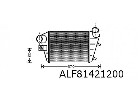 Alfa Romeo 147, GT (11/00) (9/04) interkoeler (JTD) Origineel! 51715999