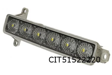 Citroen C1 (5/14 - 2/22) (B4) Citroen C3 (1/10 - 9/16) (A51) Citroen C3 Picasso (3/09 - 9/17), dagrijverlichting Links en Rechts zwart (LED) OES! 9812662280