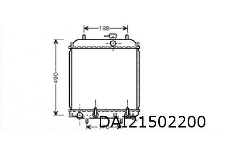 Daihatsu Cuore L251 (5/03 - 7/07) Daihatsu Trevis (8/06 - 1/11) radiateur (+/-automaat) OES! 16400B2010