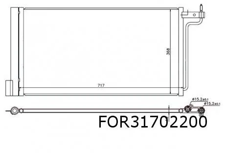 Ford C-Max, Focus (9/10-12/19) condensor (37cm hoog) (1.6i / 1.6iT / 2.0i / 2.0TDCi) OES! 1769313