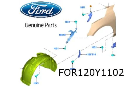 Ford Focus V (7/18-1/22) (CGE) modderkuip Rechts Origineel! 2444003