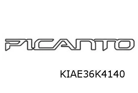 Kia Picanto (5/24-) embleem logo "KIA" achterzijde Origineel! 86300G6800