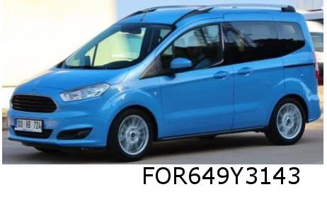 Ford Transit Courier (3/14-2/24) Stootlijst achterzijde Links (te spuiten) Origineel! 2217615