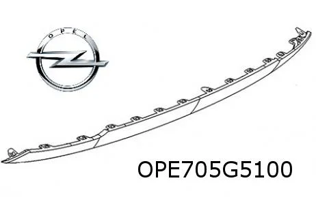 Opel Astra K Sports Tourer (1/16 - 10/19) Opel Astra K Sports Tourer (10/19 - 3/22) onderspoiler achterbumper Origineel! 13453981