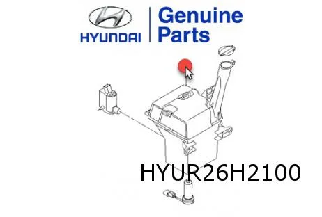 Hyundai	i40 (8/11-5/15) Reservoir ruiten- / koplampsproeier Origineel! 986203Z500