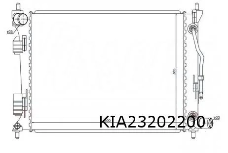 Hyundai i20 (6/12 - 1/15) Hyundai Veloster (7/11 - 12/16) Kia Rio III (8/11 - 3/15) radiateur (1.4i) (+automaat) Origineel! 253101R060