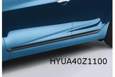 Hyundai iX20 (11/10-1/19), Kia Venga (2/10-3/19) Stootlijstset portieren onderzijde Carbon Origineel! 1P271ADE00CB
