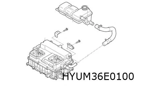 Hyundai Ioniq (9/16-8-22), Kia Ceed (7-18-10/21) Expansievat inverterkoeling (Hybrid) Origineel! 25430G2800