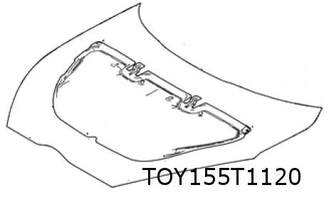 Mazda 2 Hybrid (2/22 - 1/24) Toyota Yaris (9/20 - 5/24) (P14) motorkapbekleding Origineel! 53341K0010