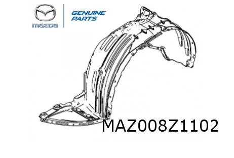 Mazda CX-5 (5/17 - 10/21) (KF) wielkuip Rechts Origineel! KB7W56130C