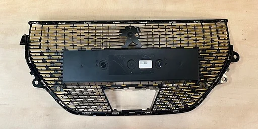 Peugeot 208 (10/19-10/23) (P21E) voorbumpergrille midden (bij PDC) (KLT Jaune Faro) (e-208) (Beschadigd) Origineel! 982321012T RESTPARTIJ!