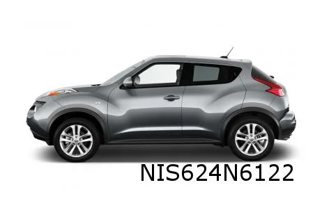 Nissan Juke (5/10-10/19) (F15) Huidplaat portier Rechts voor Origineel! H01521KKEA