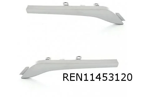 Renault Kangoo (6/13 - 8/21) (X61) sierlijstenset grille Links en Rechts grijs Origineel! 960101882R