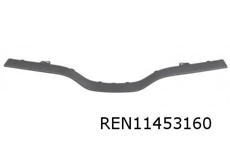 Renault Kangoo (6/13 - 8/21) (X61) sierlijst grille onder zwart Origineel! 623822758R