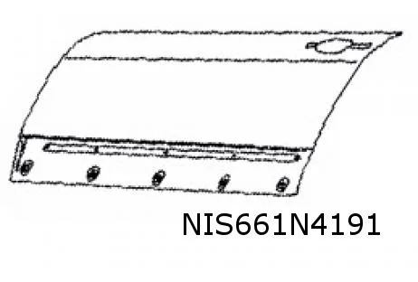 Nissan Leaf (1/18-) (ZE1E) Huidplaat voorportier Links Origineel! H01533NLMA