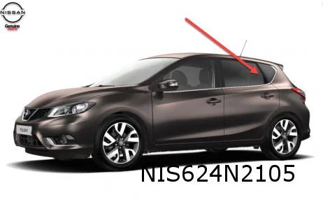 Nissan Pulsar (9/14-10/18) ( C13 )C-stijlfolie achterportier Links Origineel!   828133ZL0A