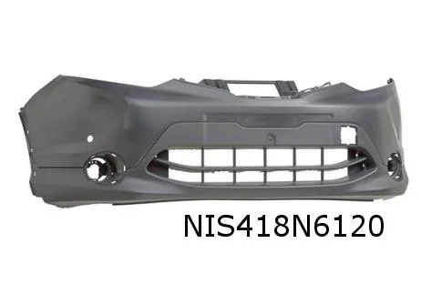 Nissan Qashqai (1/14-6/17) (J11E) voorbumper (bij PDC) (te spuiten) Origineel! F20224EBMH