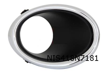 Nissan Qashqai (1/14-6/17) (J11E) mistlampring Links chrome / zwart (Tekna / Acenta) Origineel! 622574EA0C