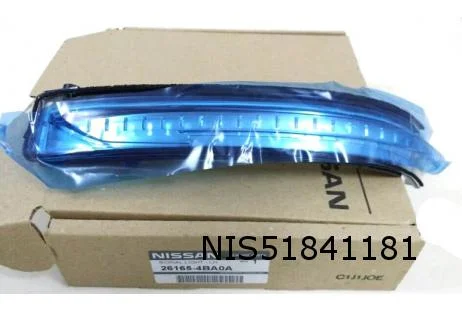 Nissan Qashqai (1/14-6/17) (J11E), X-trail (9/14-9/22) (T32) Zijknipperlicht Links (in spiegel) (metalized wit) Origineel! 261654BA0A