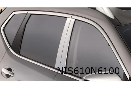 Nissan X-trail (9/14-9/22) (T32) sierlijstset chrome (4x) B-stijl en portieren Origineel! KE6054C600
