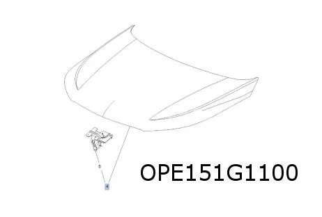 Opel Grandland X (11/17-8/21) (P1UO) Motorkap Origineel! 9829310980