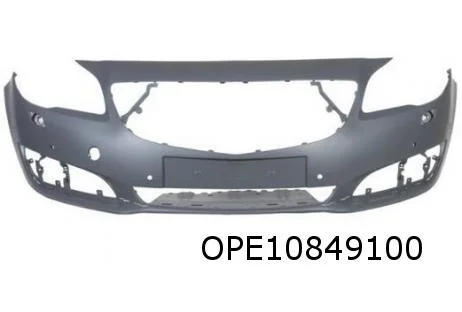 Opel Insignia A (-10/13-6/17) (G09) voorbumper (bij PDC) (bij ParkAssist) (bij koplampsproeiers) (te spuiten) Origineel! 23106394