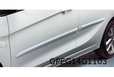 Opel Karl (6/15-9/19) (C16) stootlijst achterportier Rechts (primer) Origineel! 95244896