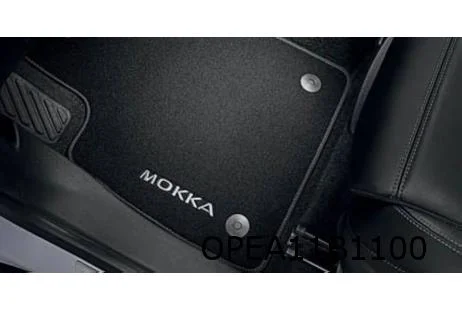 Opel Mokka (8/12 - 9/16) Opel Mokka X (9/16 - 9/19) mattenset (4x) naaldvilt tekst "Mokka" Origineel! 39026742