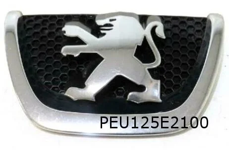 Peugeot 206+ (6/09 - 9/12) (T3E) Peugeot 207 (4/06 - 7/12) Peugeot 207 CC (3/07 - 8/15) embleem logo "Leeuw" voorzijde Origineel! 9800313880