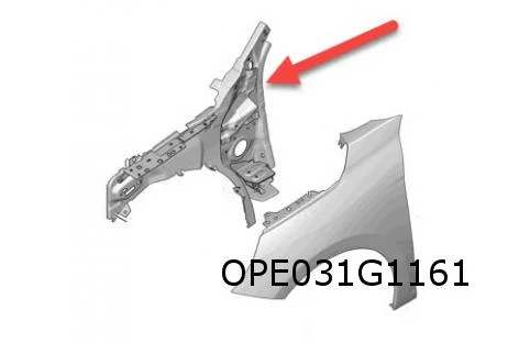 Opel Corsa F (9/19 - 11/23) (P2JO) Peugeot 208 (10/19 - 10/23) (P21E) binnenscherm Links (lasdeel) Origineel! 1646180980