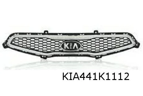 Kia Picanto (5/11 - 4/15) (TA) voorbumpergrille boven (bij LED DRL) Origineel! 863501Y001
