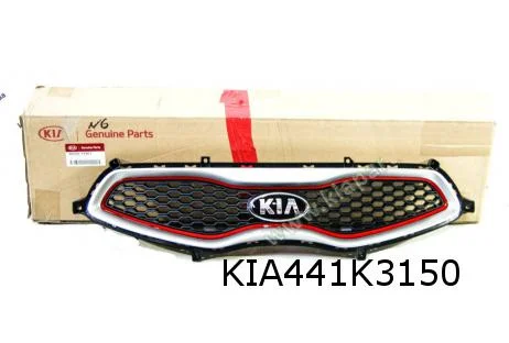 Kia Picanto (5/11 - 4/15) (TA) voorbumpergrille boven (3-drs.) Origineel! 863501Y301