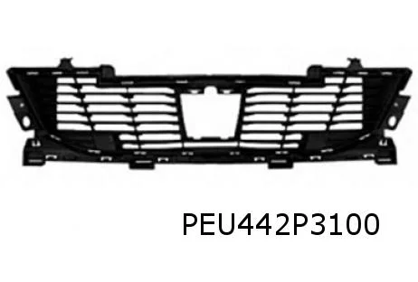 Peugeot	2008 (2/20-8/23) (P24E) Grille onder (FXT zwart) Origineel! 98263274XT