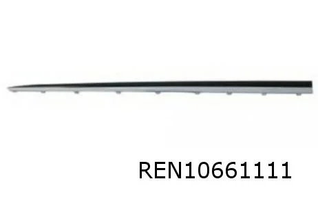 Renault Kadjar (6/15 - 11/18) (XFE) inleg stootlijst voorportier Links (chrome) Origineel! 808D14128R