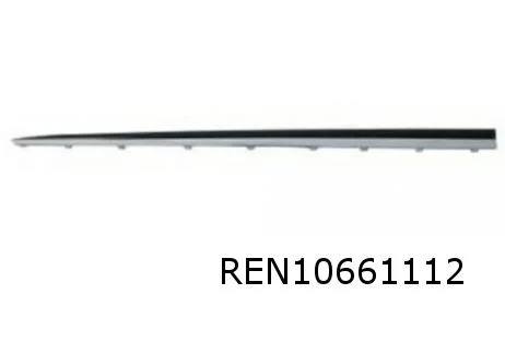 Renault Kadjar (6/15 - 11/18) (XFE) inleg stootlijst voorportier Rechts (chrome) Origineel! 808D06047R