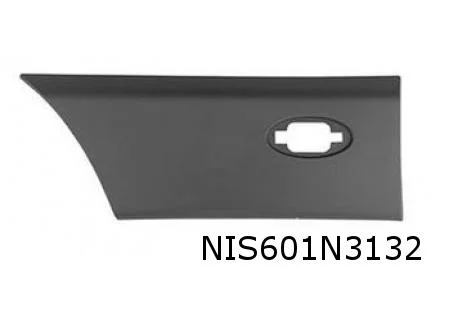Nissan NV400 (10/11 - 3/21) (X62) Opel Movano B (5/10 - 8/21) Renault Master III (4/10-  9/19) (X62) stootlijst zijwand achter Rechts (voor het achterwiel) zwart (L2 met gat voor lamp) Origineel! 95506998