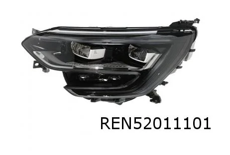 Renault	Megane IV (11/15-8/20)  Koplamp Links (type RS) (zwart) Origineel! 260607404R