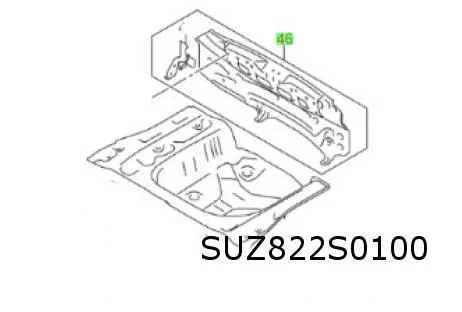 Suzuki Ignis (1/17 - 4/20) (ATK412) (MF) achterpaneel Origineel! 6540062R03