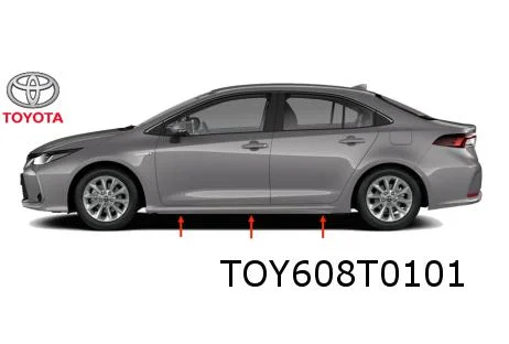 Toyota Corolla E21 (5/19-) (Sedan) dorpellijst Links Origineel! 7585202903