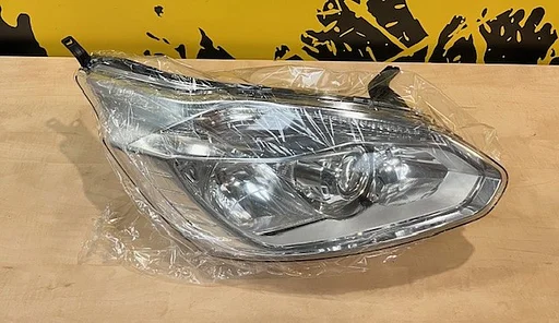 Ford Transit Custom (5/16-) koplamp Rechts (halogeen / chrome / statische bochtverlichting) Origineel! 2045135 RESTPARTIJ!
