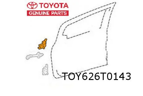 Toyota Auris (2/07-3/19) (E18), Avensis T27 (2/09-8/19), Toyota C-HR (11/16-12/19) voorportierscharnier Links boven Origineel! 687600H010