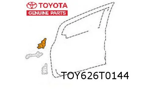 Toyota Auris (2/07-3/19) (E18), Avensis T27 (2/09-8/19), Toyota C-HR (11/16-12/19) achterportierscharnier Rechts  boven Origineel! 687500H010