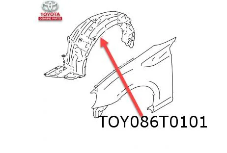 Toyota GT86 Coupe (7/12-6/20)  (ZN6) modderkuip Links Origineel! SU00306094