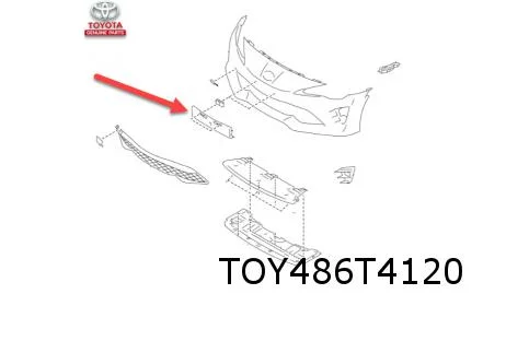 Toyota GT86 Coupe (7/12-6/20)  (ZN6) kenteken steunplaat Origineel! SU00306857