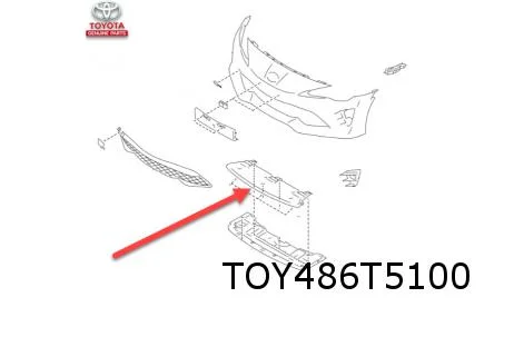 Toyota GT86 Coupe (7/12-6/20)  (ZN6) voorbumperversterking onder Origineel! SU00301500