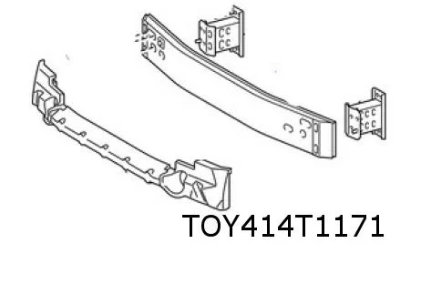 Toyota Prius (6/09-9/21) (ZVW) 1/12- voorbumperbalksteun Links (crashbox) Origineel! 5701447030
